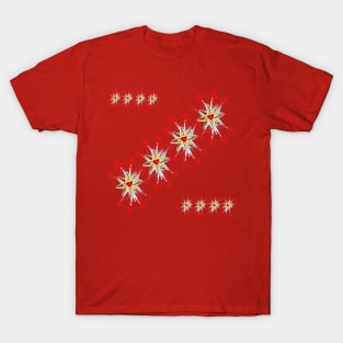 star flowers  art designs T-Shirt
